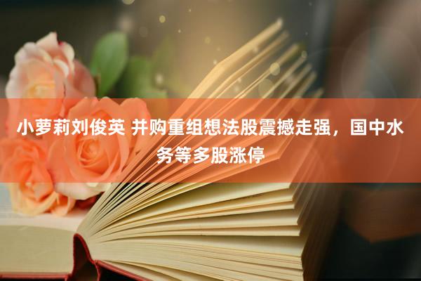 小萝莉刘俊英 并购重组想法股震撼走强，国中水务等多股涨停