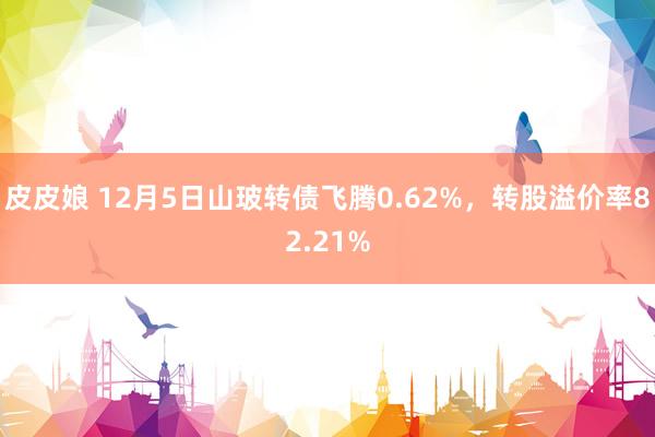 皮皮娘 12月5日山玻转债飞腾0.62%，转股溢价率82.21%