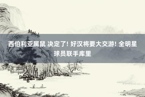 西伯利亚属鼠 决定了! 好汉将要大交游! 全明星球员联手库里