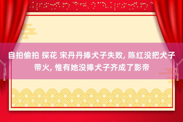 自拍偷拍 探花 宋丹丹捧犬子失败， 陈红没把犬子带火， 惟有她没捧犬子齐成了影帝
