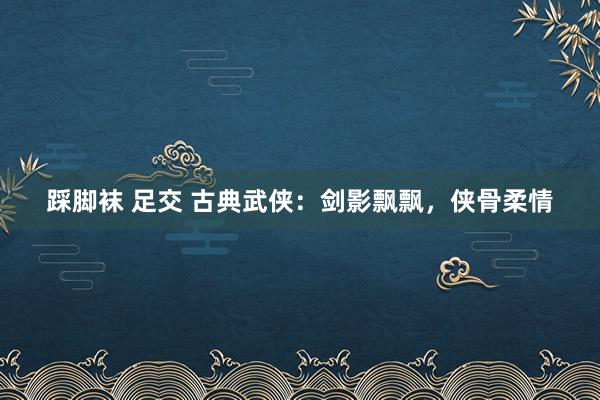 踩脚袜 足交 古典武侠：剑影飘飘，侠骨柔情