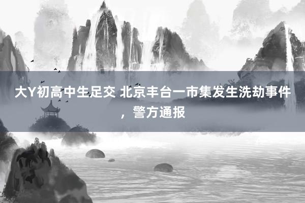大Y初高中生足交 北京丰台一市集发生洗劫事件，警方通报